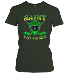 Saint Hat Tricks Ice Hockey Funny St Patricks Day Gift Women's T-Shirt Women's T-Shirt - FordPhuMy