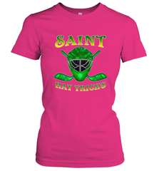 Saint Hat Tricks Ice Hockey Funny St Patricks Day Gift Women's T-Shirt Women's T-Shirt - FordPhuMy