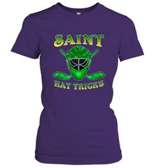 Saint Hat Tricks Ice Hockey Funny St Patricks Day Gift Women's T-Shirt Women's T-Shirt - FordPhuMy