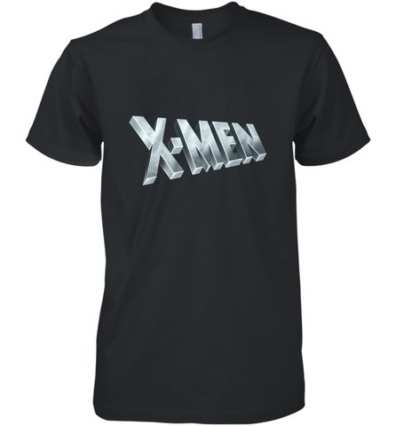 Marvel X Men Logo Retro 90s Animated Series Men's Premium T-Shirt Men's Premium T-Shirt / Black / XS Men's Premium T-Shirt - FordPhuMy