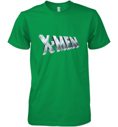 Marvel X Men Logo Retro 90s Animated Series Men's Premium T-Shirt