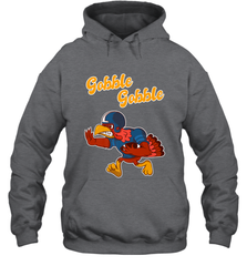 Turkey Football Shirt Funny Thanksgiving Turkey Gobble Gift Hooded Sweatshirt Hooded Sweatshirt - FordPhuMy
