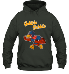 Turkey Football Shirt Funny Thanksgiving Turkey Gobble Gift Hooded Sweatshirt Hooded Sweatshirt - FordPhuMy