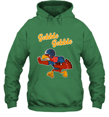 Turkey Football Shirt Funny Thanksgiving Turkey Gobble Gift Hooded Sweatshirt Hooded Sweatshirt - FordPhuMy