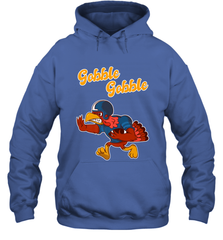 Turkey Football Shirt Funny Thanksgiving Turkey Gobble Gift Hooded Sweatshirt Hooded Sweatshirt - FordPhuMy