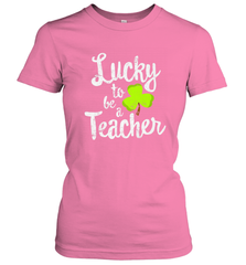 Teacher St. Patrick's Day Shirt, Lucky To Be A Teacher Women's T-Shirt Women's T-Shirt - FordPhuMy