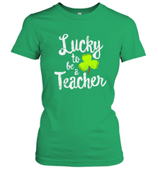 Teacher St. Patrick's Day Shirt, Lucky To Be A Teacher Women's T-Shirt Women's T-Shirt - FordPhuMy