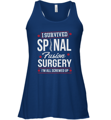 I Survived Spinal Fusion Surgery Women's Racerback Tank Women's Racerback Tank - FordPhuMy