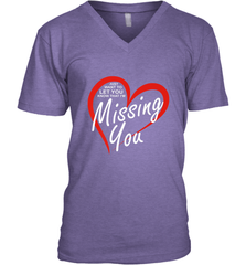 Lover Love Quote Just Want to Let You Know I'm Missing You Men's V-Neck Men's V-Neck - FordPhuMy