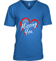 Lover Love Quote Just Want to Let You Know I'm Missing You Men's V-Neck Men's V-Neck - FordPhuMy