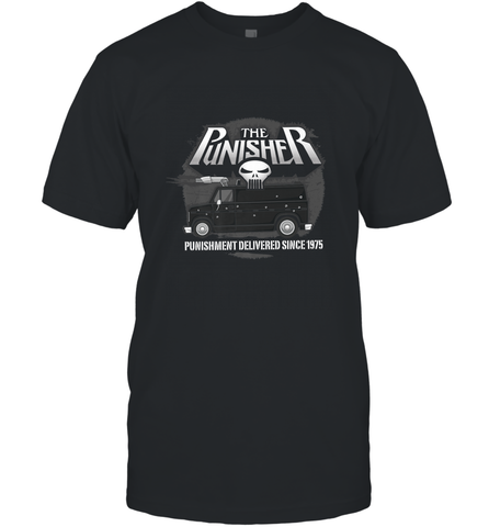 Marvel The Punisher Battle Van Since 1975 Men's T-Shirt Men's T-Shirt / Black / S Men's T-Shirt - FordPhuMy