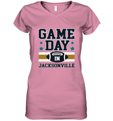 NFL Jacsonville Game Day Football Home Team Women's V-Neck T-Shirt Women's V-Neck T-Shirt - FordPhuMy