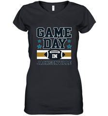 NFL Jacsonville Game Day Football Home Team Women's V-Neck T-Shirt Women's V-Neck T-Shirt - FordPhuMy