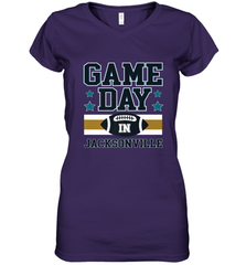 NFL Jacsonville Game Day Football Home Team Women's V-Neck T-Shirt Women's V-Neck T-Shirt - FordPhuMy