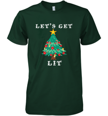 Let's Get Lit Adult ChristmasToo Lit To Quit Men's Premium T-Shirt Men's Premium T-Shirt - FordPhuMy