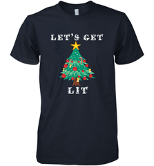 Let's Get Lit Adult ChristmasToo Lit To Quit Men's Premium T-Shirt Men's Premium T-Shirt - FordPhuMy