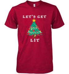 Let's Get Lit Adult ChristmasToo Lit To Quit Men's Premium T-Shirt Men's Premium T-Shirt - FordPhuMy