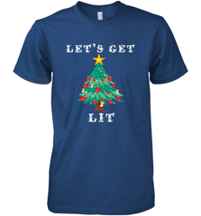 Let's Get Lit Adult ChristmasToo Lit To Quit Men's Premium T-Shirt Men's Premium T-Shirt - FordPhuMy