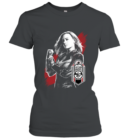 Avengers Endgame Captain Marvel Tag Poster Women's T-Shirt Women's T-Shirt / Black / S Women's T-Shirt - FordPhuMy