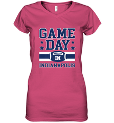 NFL Indianapolis Game Day Football Home Team Women's V-Neck T-Shirt Women's V-Neck T-Shirt - FordPhuMy