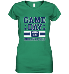 NFL Indianapolis Game Day Football Home Team Women's V-Neck T-Shirt Women's V-Neck T-Shirt - FordPhuMy