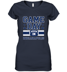 NFL Indianapolis Game Day Football Home Team Women's V-Neck T-Shirt Women's V-Neck T-Shirt - FordPhuMy
