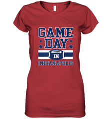 NFL Indianapolis Game Day Football Home Team Women's V-Neck T-Shirt Women's V-Neck T-Shirt - FordPhuMy