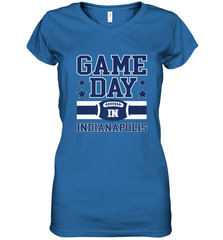 NFL Indianapolis Game Day Football Home Team Women's V-Neck T-Shirt Women's V-Neck T-Shirt - FordPhuMy