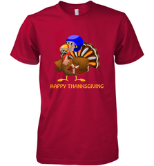 Cool Happy Thanksgiving Football Shirt Gobble Player Turkey Men's Premium T-Shirt Men's Premium T-Shirt - FordPhuMy