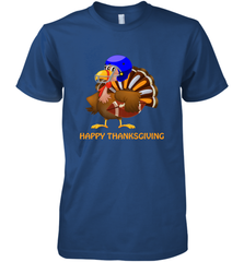 Cool Happy Thanksgiving Football Shirt Gobble Player Turkey Men's Premium T-Shirt Men's Premium T-Shirt - FordPhuMy