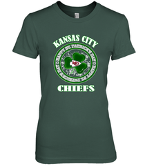 NFL Kansas City Chiefs Logo Happy St Patrick's Day Women's Premium T-Shirt Women's Premium T-Shirt - FordPhuMy