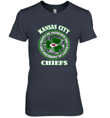 NFL Kansas City Chiefs Logo Happy St Patrick's Day Women's Premium T-Shirt Women's Premium T-Shirt - FordPhuMy