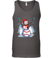 DABBING BASEBALL SNOWMAN _ Christmas Funny Men's Tank Top Men's Tank Top - FordPhuMy