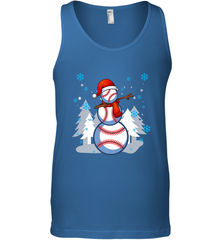 DABBING BASEBALL SNOWMAN _ Christmas Funny Men's Tank Top Men's Tank Top - FordPhuMy