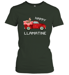Happy Llamatine funny Valentine Day Llama costume Women's T-Shirt Women's T-Shirt - FordPhuMy