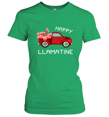 Happy Llamatine funny Valentine Day Llama costume Women's T-Shirt Women's T-Shirt - FordPhuMy
