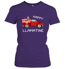 Happy Llamatine funny Valentine Day Llama costume Women's T-Shirt Women's T-Shirt - FordPhuMy