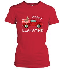 Happy Llamatine funny Valentine Day Llama costume Women's T-Shirt Women's T-Shirt - FordPhuMy