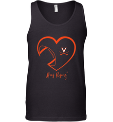 Virginia Cavaliers Football Inside Heart  Team Men's Tank Top