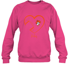Oklahoma State Cowboys Football Inside Heart  Team Crewneck Sweatshirt Crewneck Sweatshirt - FordPhuMy