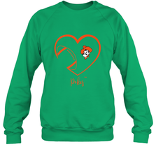 Oklahoma State Cowboys Football Inside Heart  Team Crewneck Sweatshirt Crewneck Sweatshirt - FordPhuMy