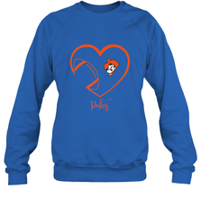 Oklahoma State Cowboys Football Inside Heart  Team Crewneck Sweatshirt Crewneck Sweatshirt - FordPhuMy