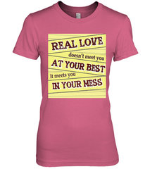 Real love funny quotes for valentine (2) Women's Premium T-Shirt Women's Premium T-Shirt - FordPhuMy
