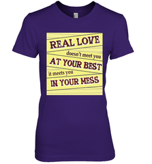 Real love funny quotes for valentine (2) Women's Premium T-Shirt Women's Premium T-Shirt - FordPhuMy