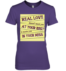 Real love funny quotes for valentine (2) Women's Premium T-Shirt Women's Premium T-Shirt - FordPhuMy