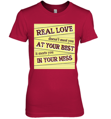 Real love funny quotes for valentine (2) Women's Premium T-Shirt Women's Premium T-Shirt - FordPhuMy