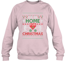 I'll Be Home for Christmas Baseball Gift For Men Women Kids Crewneck Sweatshirt Crewneck Sweatshirt - FordPhuMy