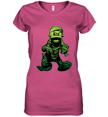 Disney Donald Duck Mummy Halloween Costume Women's V-Neck T-Shirt Women's V-Neck T-Shirt - FordPhuMy
