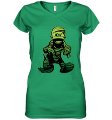 Disney Donald Duck Mummy Halloween Costume Women's V-Neck T-Shirt Women's V-Neck T-Shirt - FordPhuMy