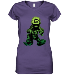 Disney Donald Duck Mummy Halloween Costume Women's V-Neck T-Shirt Women's V-Neck T-Shirt - FordPhuMy